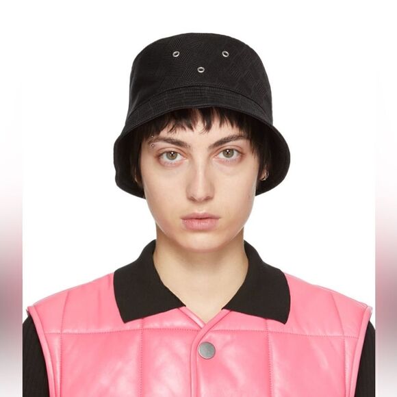 Intreccio Jacquard Nylon Bucket Hat - Picture 4 of 6